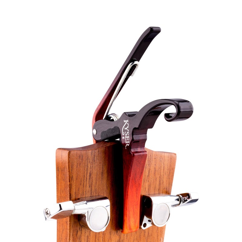 Kyser Quick-Change Capo for 6-string acoustic guitars, Sunburst, KG6SNB - Image 4